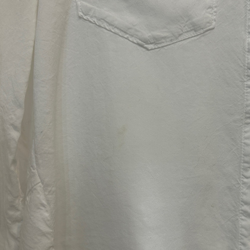 Bella Dahl Split Back White Button Down - image 5